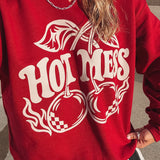 Sweatshirt Hot Mess Cherry Crew Raising Brave Boutique