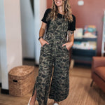overalls Tulip Camo Washed Denim Overalls Raising Brave Boutique