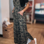 overalls Tulip Camo Washed Denim Overalls Raising Brave Boutique