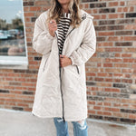 Jackets Luxe Longline Quilted Puffer Raising Brave Boutique