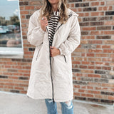 Jackets Luxe Longline Quilted Puffer Raising Brave Boutique