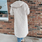 Jackets Luxe Longline Quilted Puffer Raising Brave Boutique
