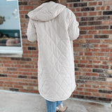 Jackets Luxe Longline Quilted Puffer Raising Brave Boutique