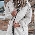 Jackets Luxe Longline Quilted Puffer Raising Brave Boutique