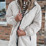 Jackets Luxe Longline Quilted Puffer Raising Brave Boutique
