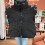 Vest Sculpted Quilted Mock Neck Puffer Vest Raising Brave Boutique