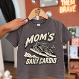 baby tees Mom's Daily Cardio Tee Raising Brave Boutique