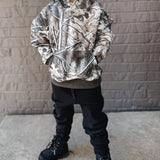 Camo Hooded Sweatshirt