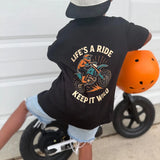 Life's a Ride Toddler Tee Raising Brave