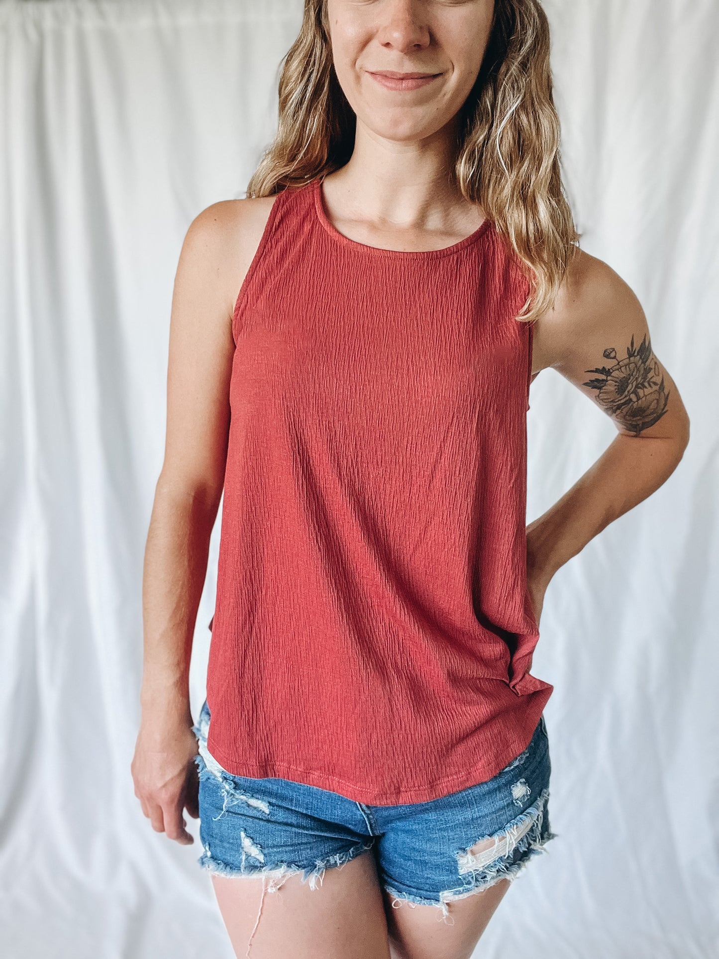 Burgundy Swing Tank