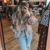 Jackets Patchwork Quilted Puffer Jacket Raising Brave Boutique