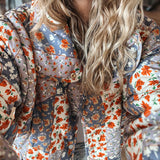 Jackets Patchwork Quilted Puffer Jacket Raising Brave Boutique