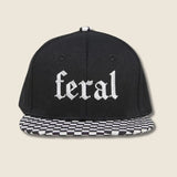 Snapback Feral Checkered Snapback Raising Brave Boutique