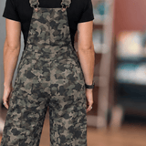 overalls Tulip Camo Washed Denim Overalls Raising Brave Boutique