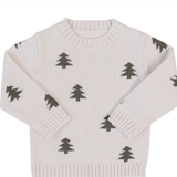 Sweaters Pine Tree Knit Sweater Raising Brave Boutique