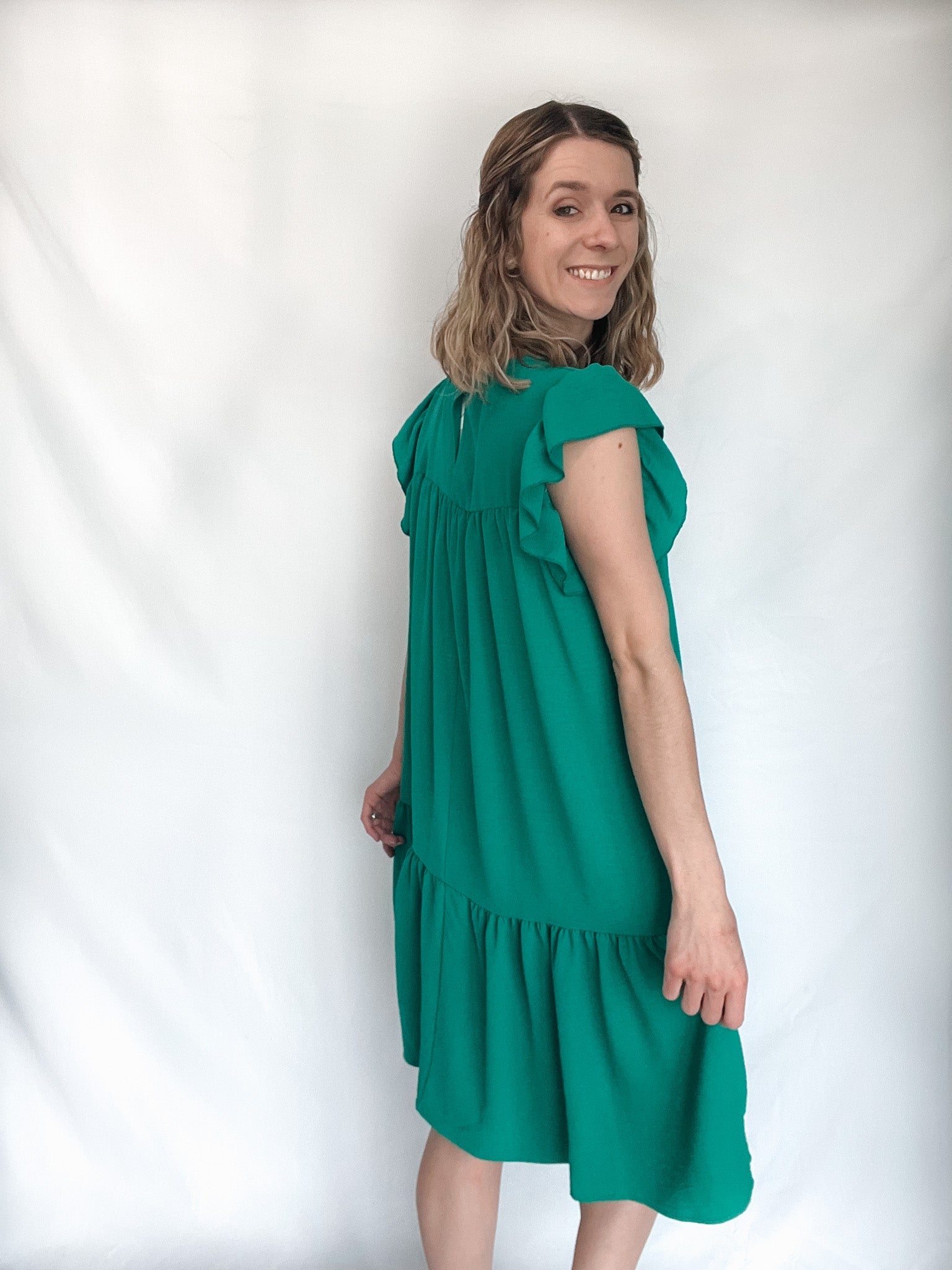 Beyond Lovely Kelly Green Dress - Raising Brave