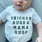 Chicken Nugs Baby Tee - Raising Brave
