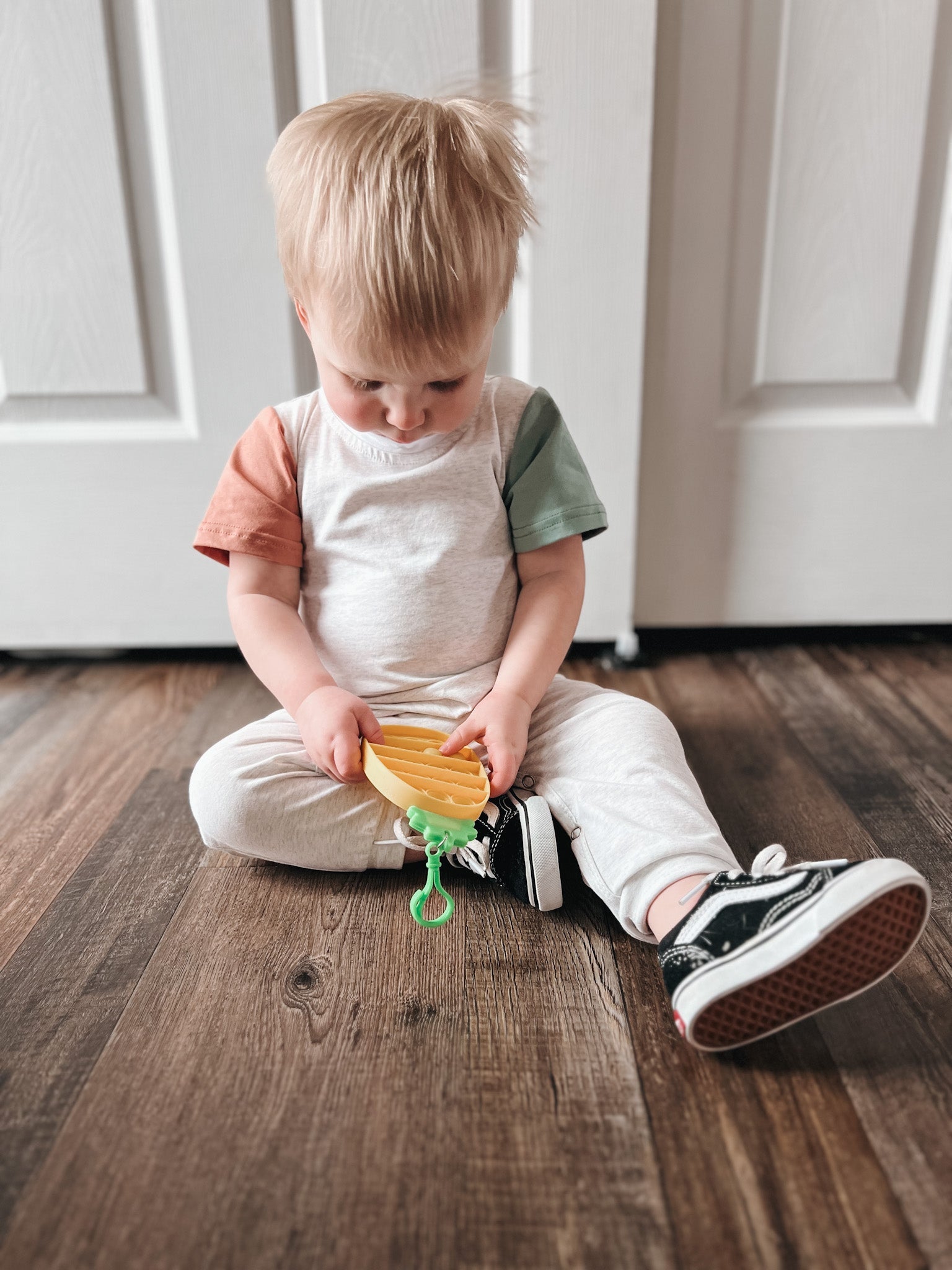 Colorblock Romper - Raising Brave