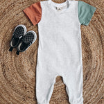 Colorblock Romper - Raising Brave