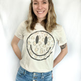 Leopard Smiley Tee - Raising Brave