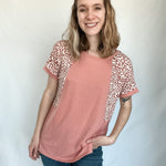 Miss Me Pink Leopard Top - Raising Brave