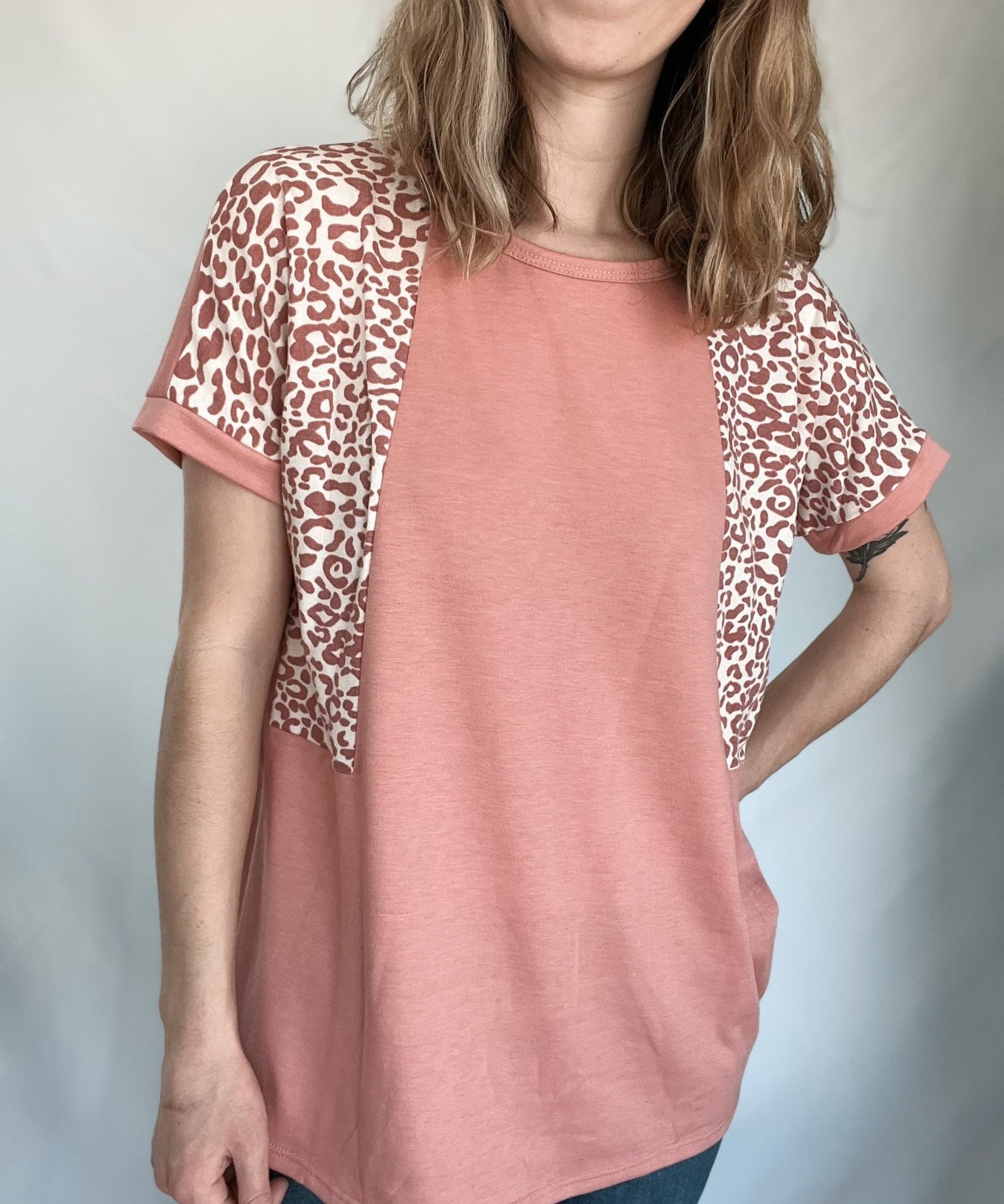 Miss Me Pink Leopard Top - Raising Brave