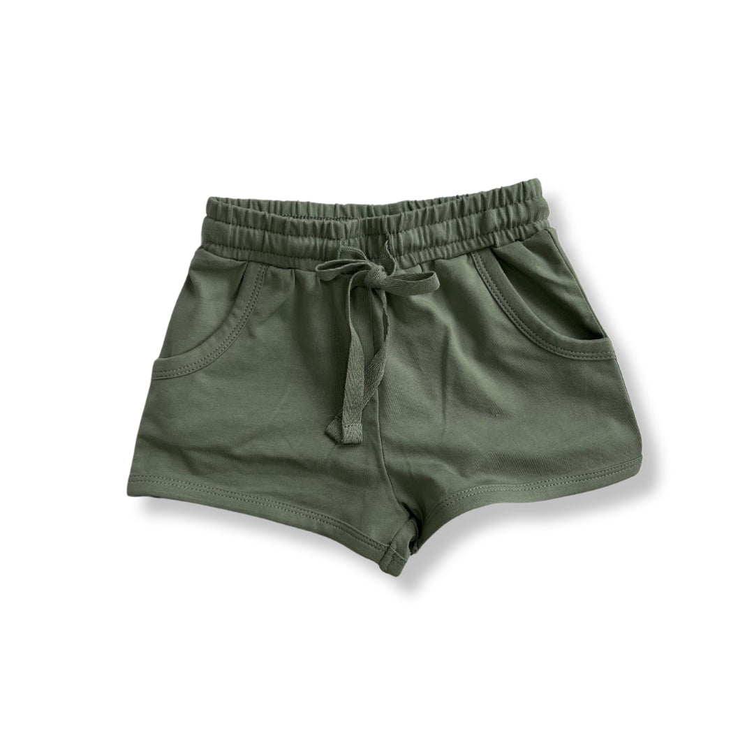 Organic Jade Shorts - Raising Brave