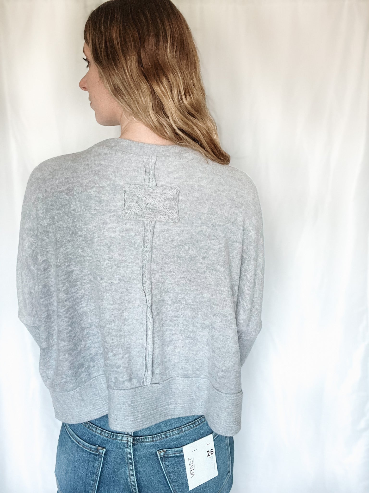Soft Like Butter Dolman Sweater in Gray - Raising Brave
