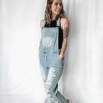 Urban Chic Distressed Overalls - Raising Brave