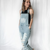 Urban Chic Distressed Overalls - Raising Brave