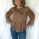 Whoopsie Daisy Chiffon Blouse - Raising Brave