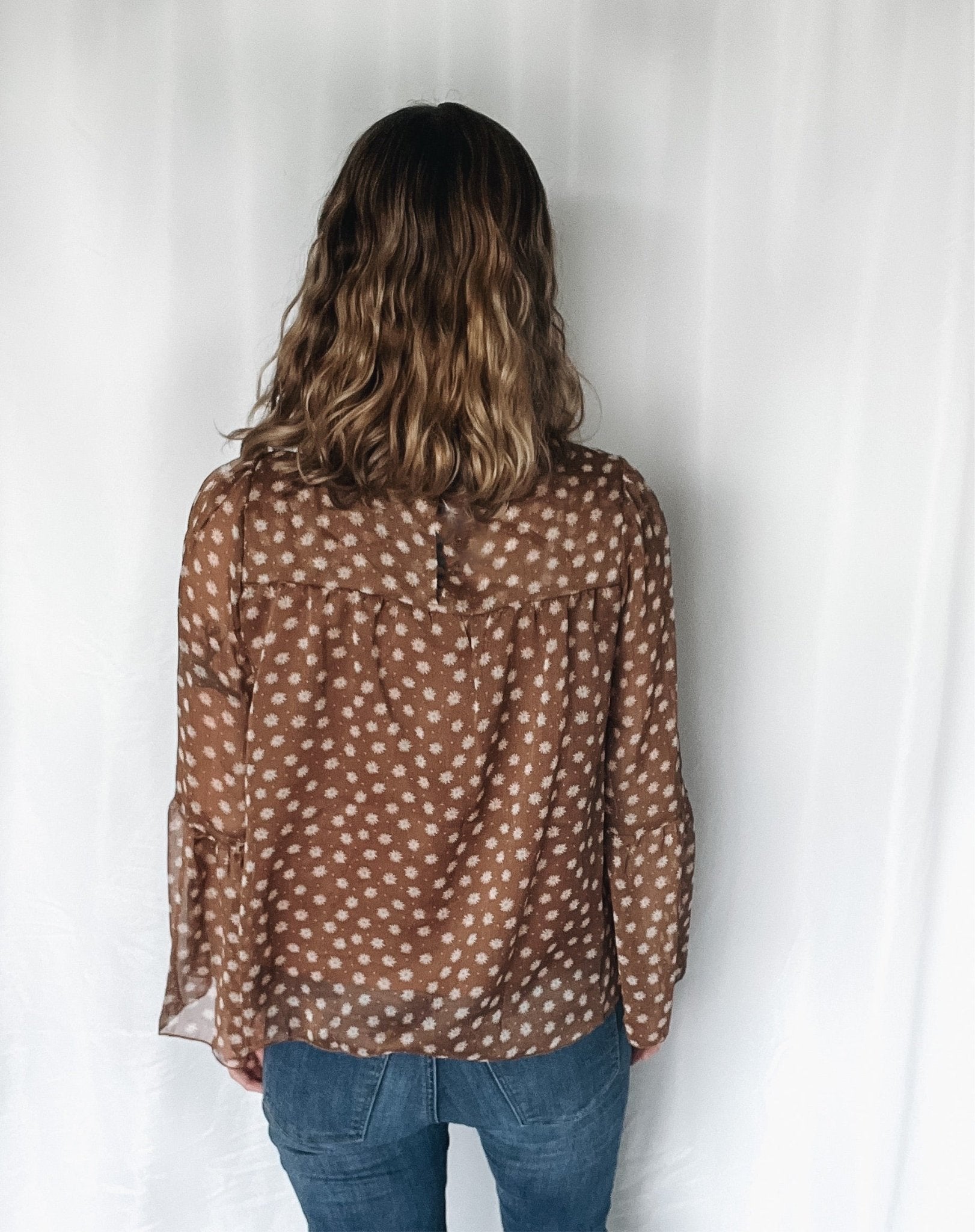 Whoopsie Daisy Chiffon Blouse - Raising Brave